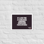 ILLTOCHILL Migraine Poster