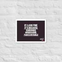 ILLTOCHILL Migraine Poster