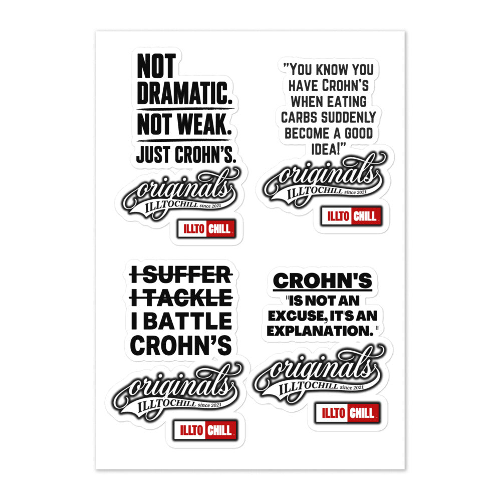ILLTOCHILL Crohn's Sticker