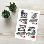 ILLTOCHILL Crohn's Sticker