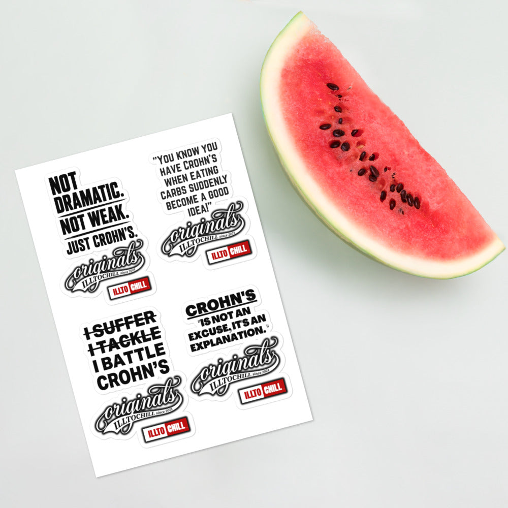 ILLTOCHILL Crohn's Sticker