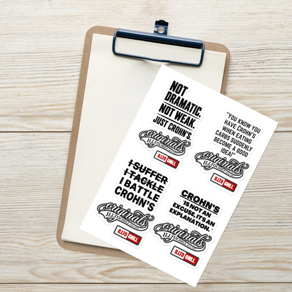 ILLTOCHILL Crohn's Sticker