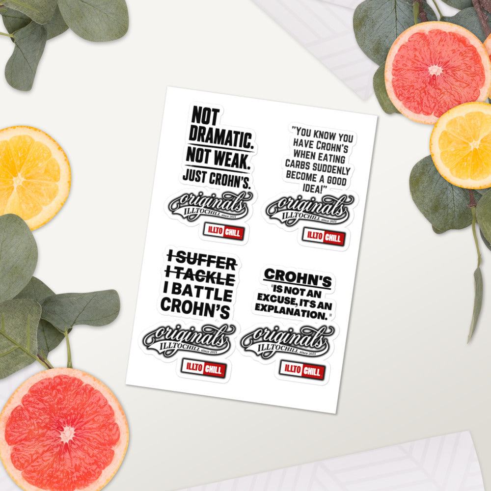 ILLTOCHILL Crohn's Sticker