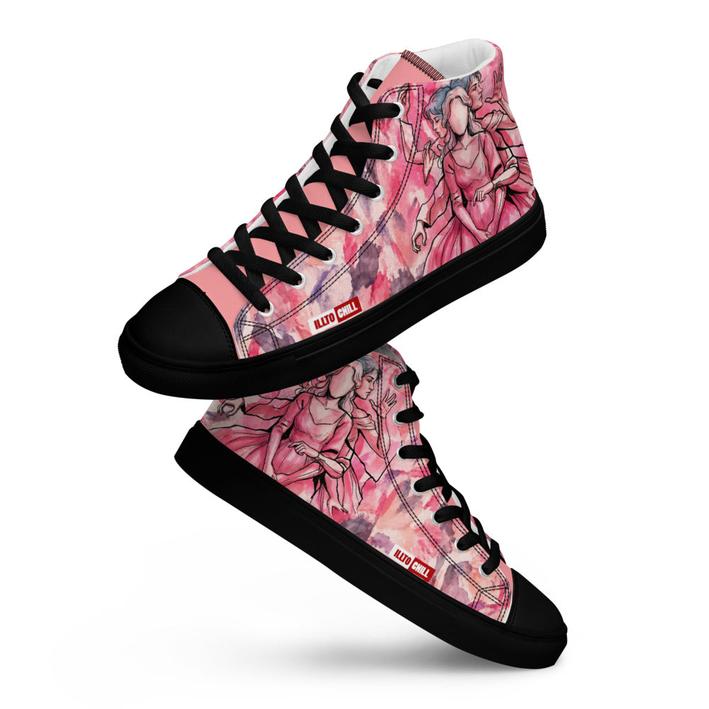illtochill-tourette-syndrome-awareness-ts-gift-women-s-high-top-canvas-shoes
