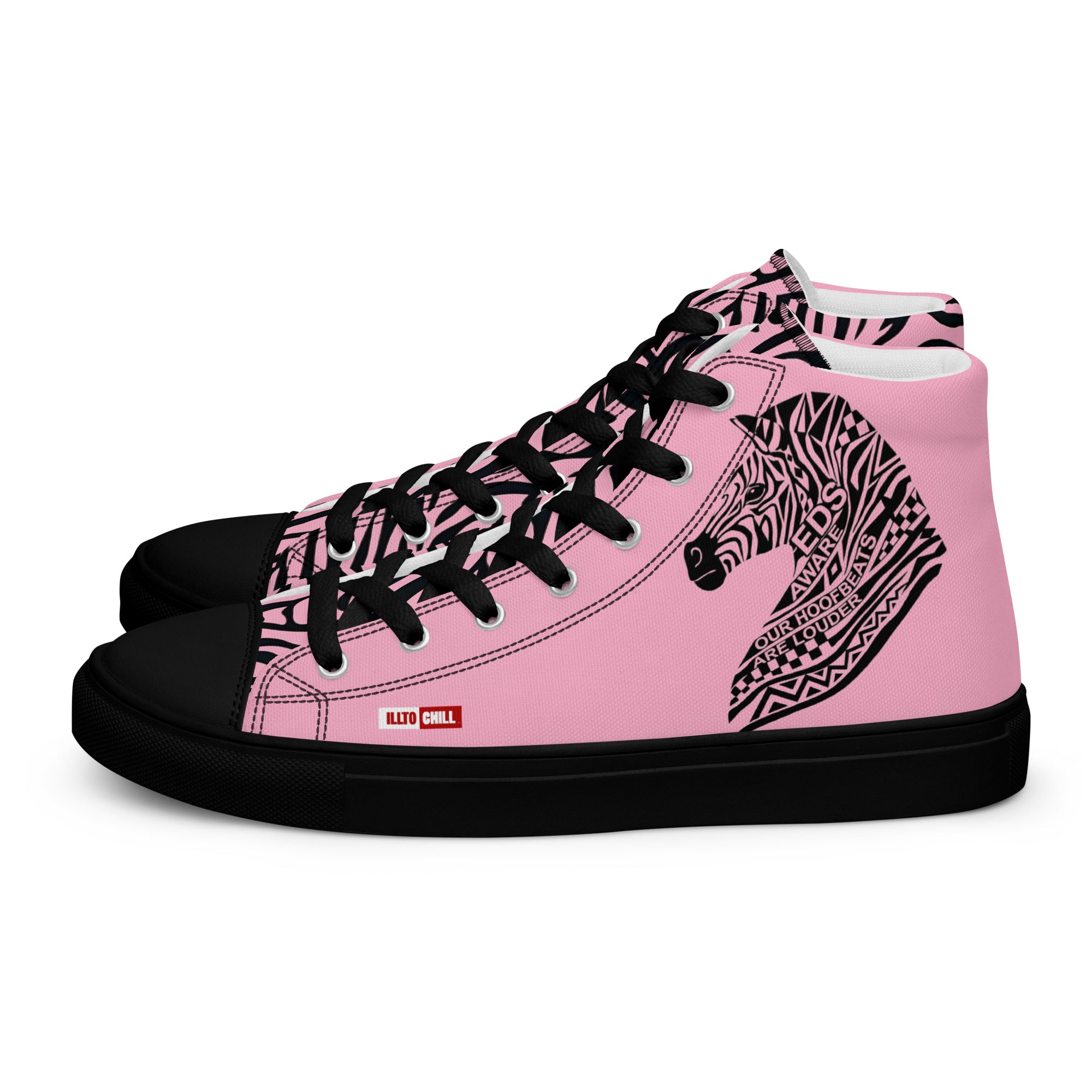 Too Flexible EDS Women's High Top Canvas Shoes – ILLTOCHILL Bold Steps