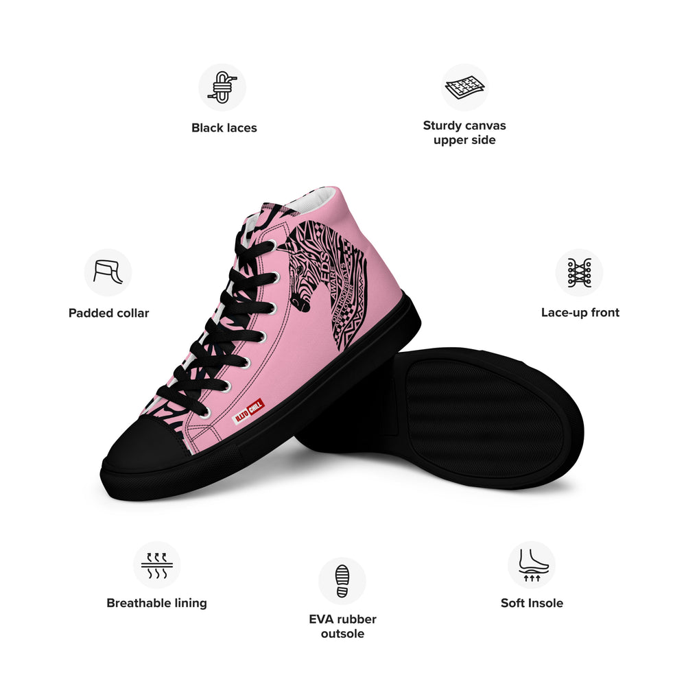 Too Flexible EDS Women's High Top Canvas Shoes – ILLTOCHILL Bold Steps