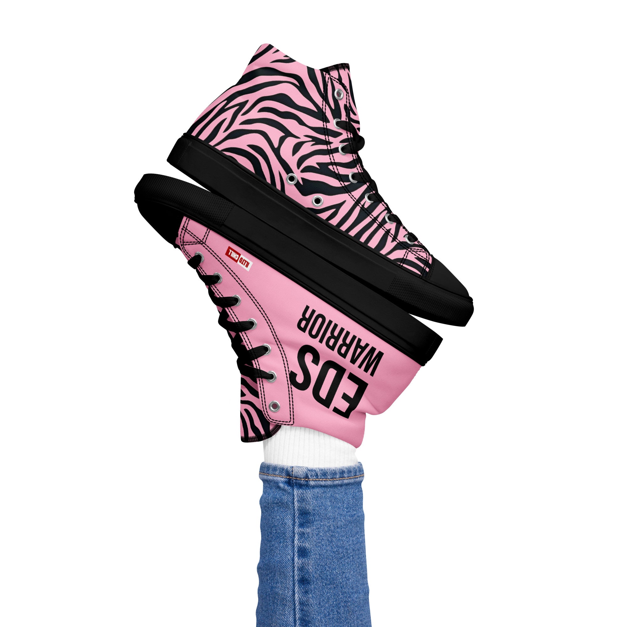 Too Flexible EDS Women's High Top Canvas Shoes – ILLTOCHILL Bold Steps