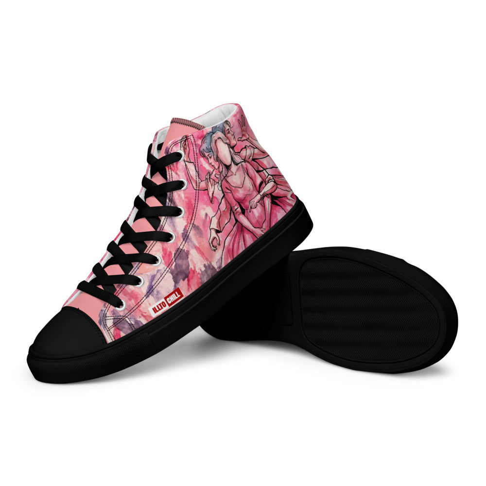 illtochill-tourette-syndrome-awareness-ts-gift-women-s-high-top-canvas-shoes