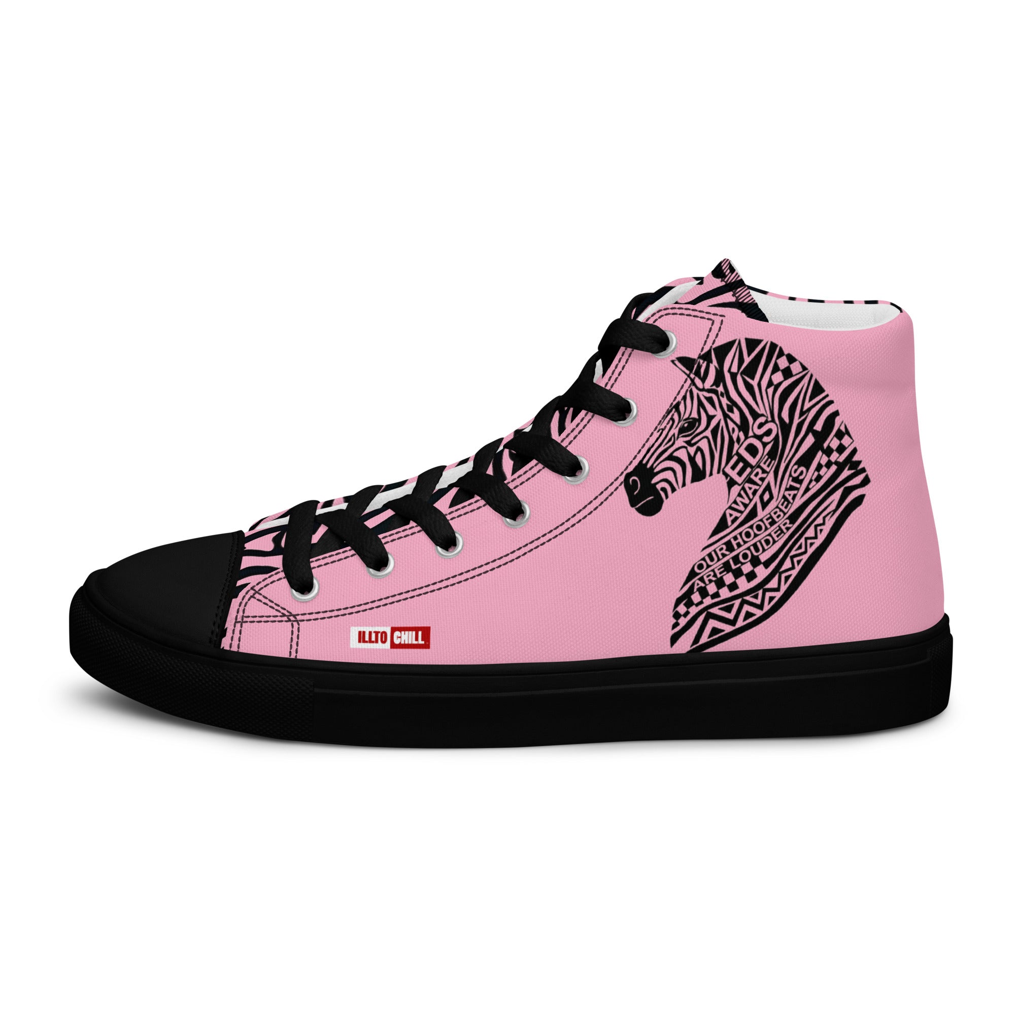 Too Flexible EDS Women's High Top Canvas Shoes – ILLTOCHILL Bold Steps