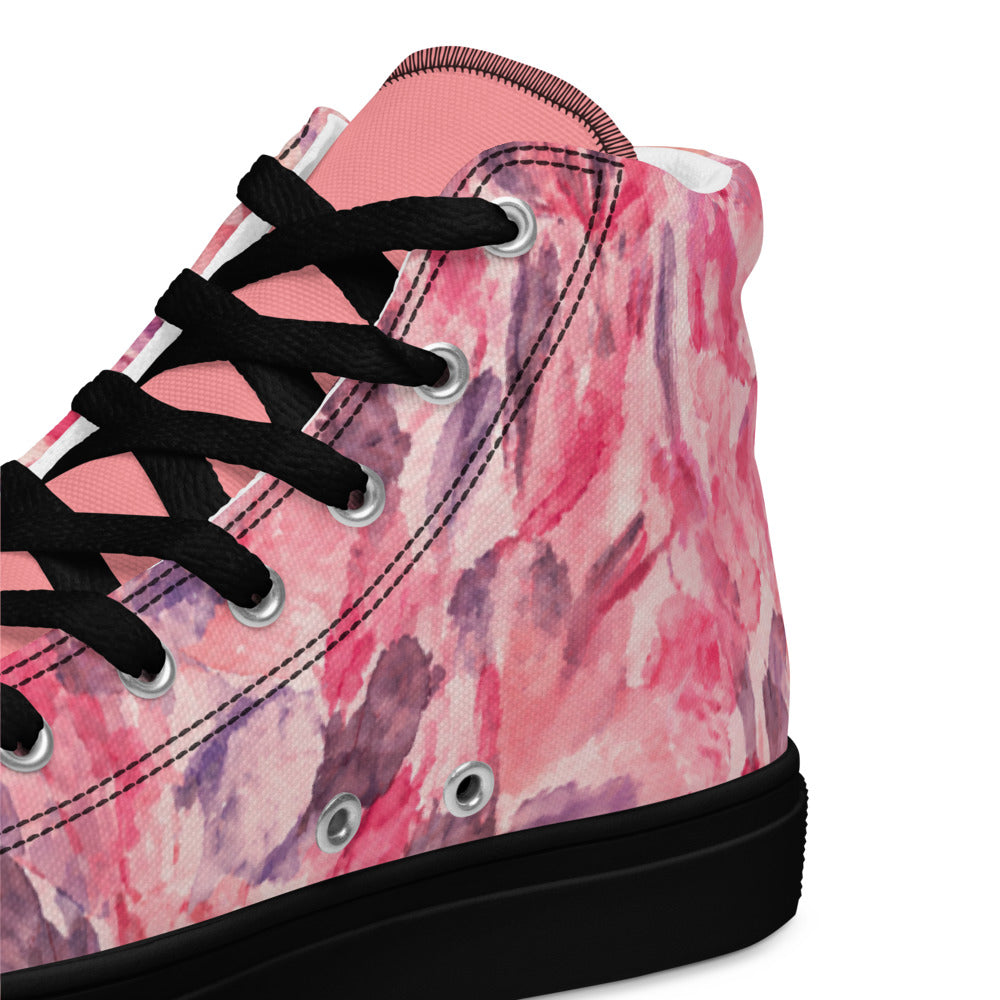 illtochill-tourette-syndrome-awareness-ts-gift-women-s-high-top-canvas-shoes