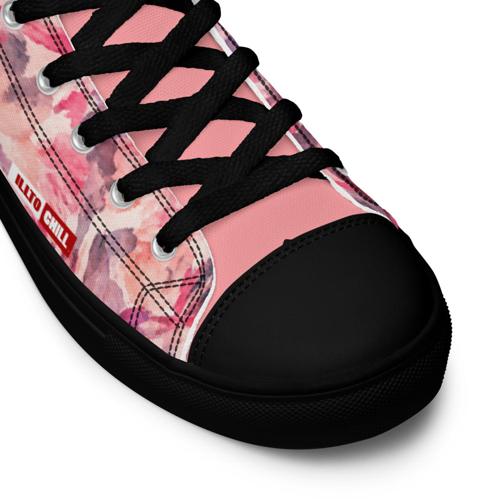 illtochill-tourette-syndrome-awareness-ts-gift-women-s-high-top-canvas-shoes