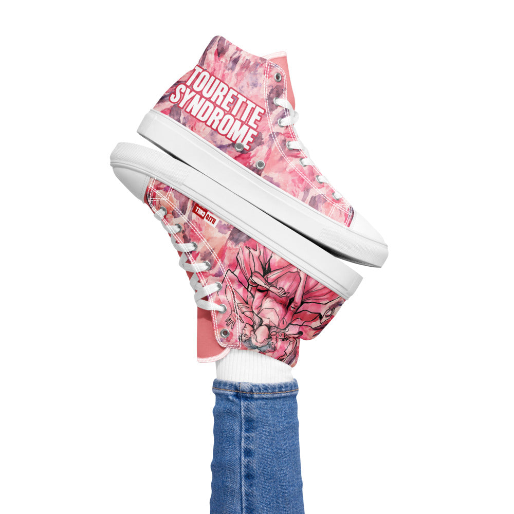 illtochill-tourette-syndrome-awareness-ts-gift-women-s-high-top-canvas-shoes