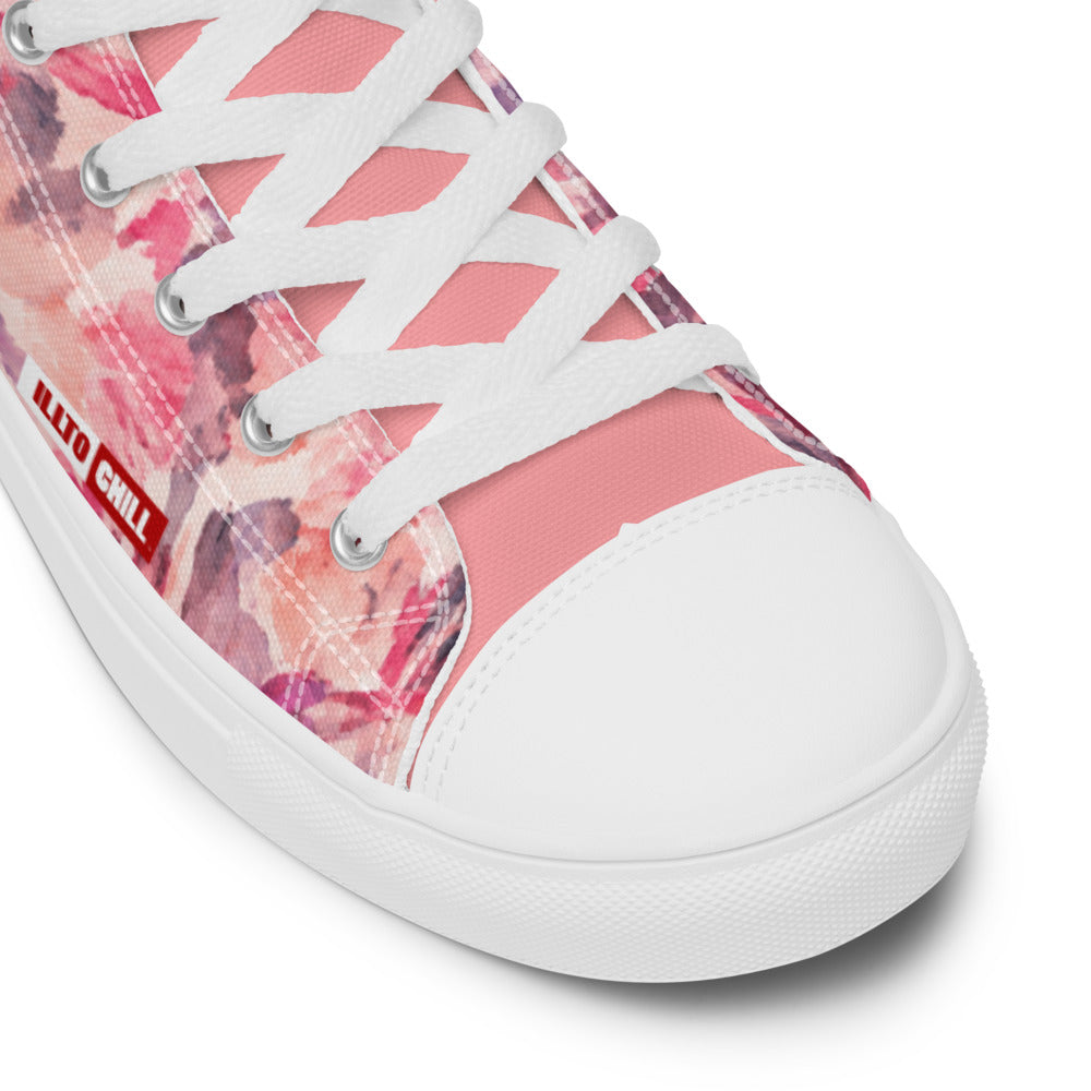 illtochill-tourette-syndrome-awareness-ts-gift-women-s-high-top-canvas-shoes