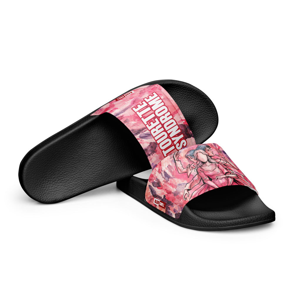illtochill-tourette-syndrome-awareness-ts-gift-womens-slides