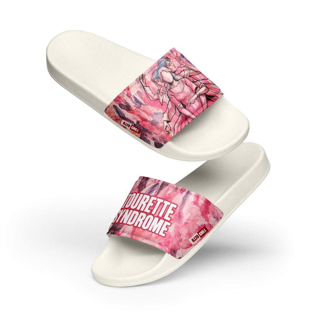 illtochill-tourette-syndrome-awareness-ts-gift-womens-slides