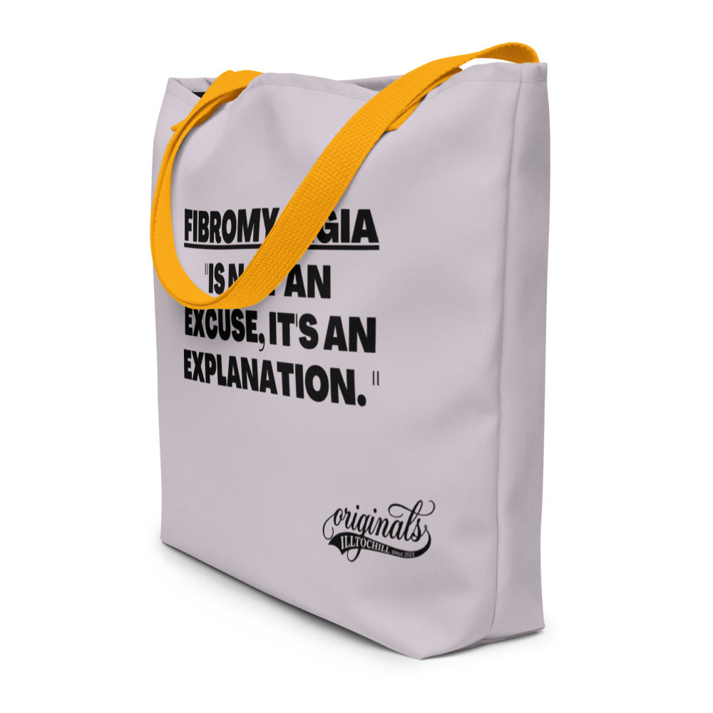 ILLTOCHILL Fibromyalgia Tote Bag