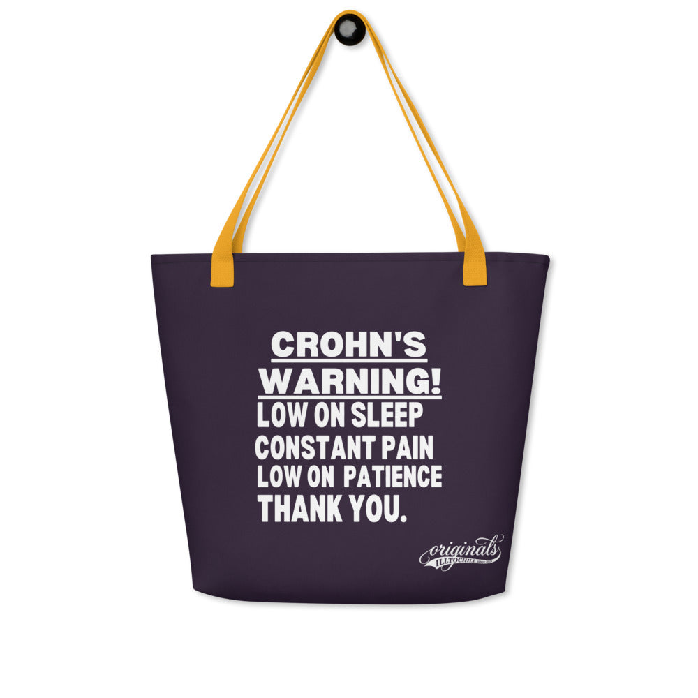 ILLTOCHILL Crohn's Tote Bag