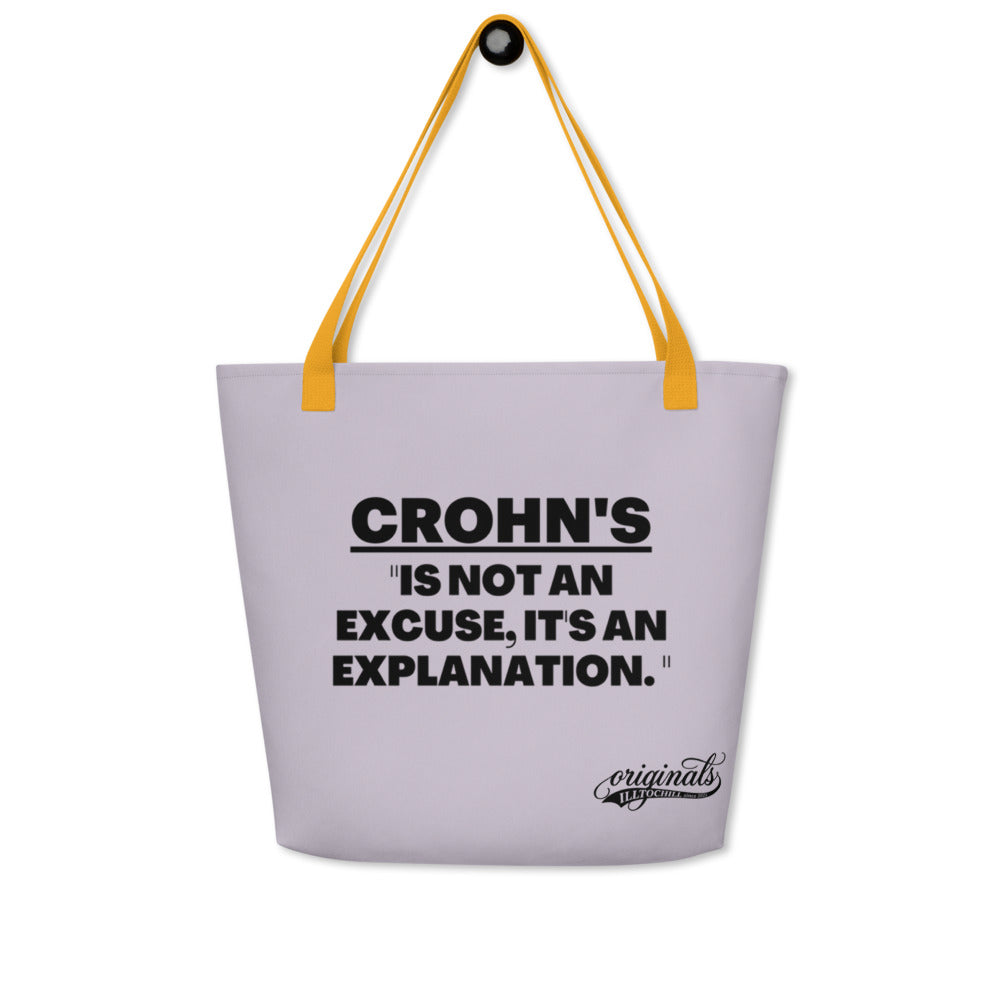 ILLTOCHILL Crohn's Tote Bag